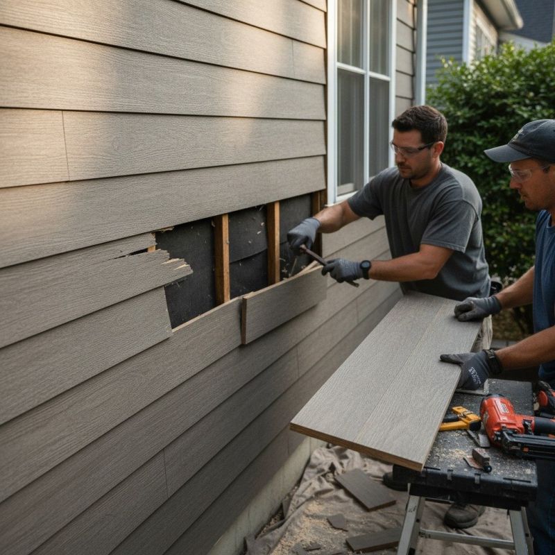 Composite Siding Installation